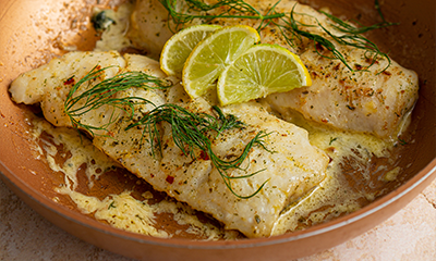 Pan-Fried-Hake-in-Creamy-Butter-Sauce