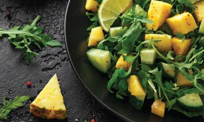 Pineapple-and-rocket-salad